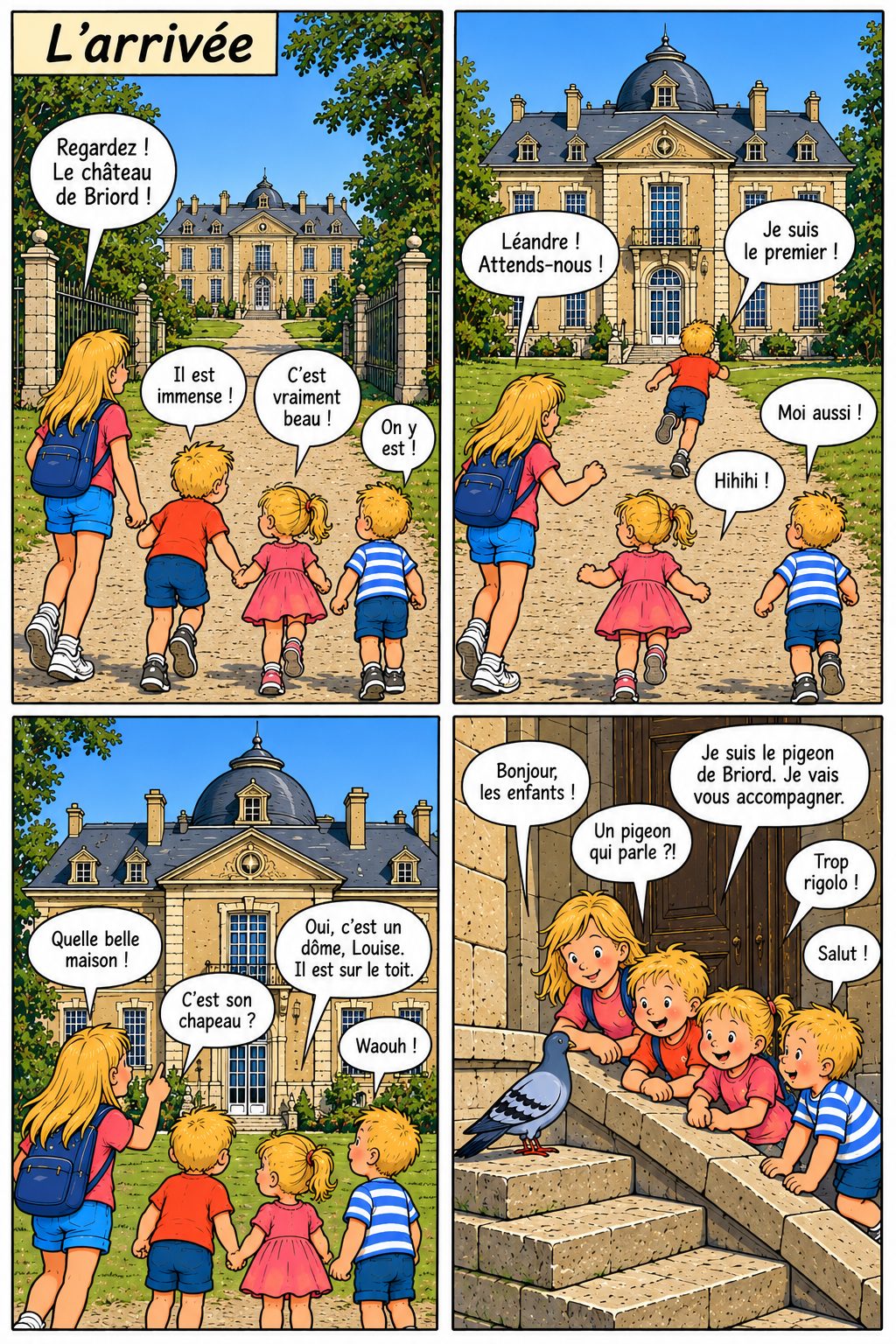 L'arrivée à Briord