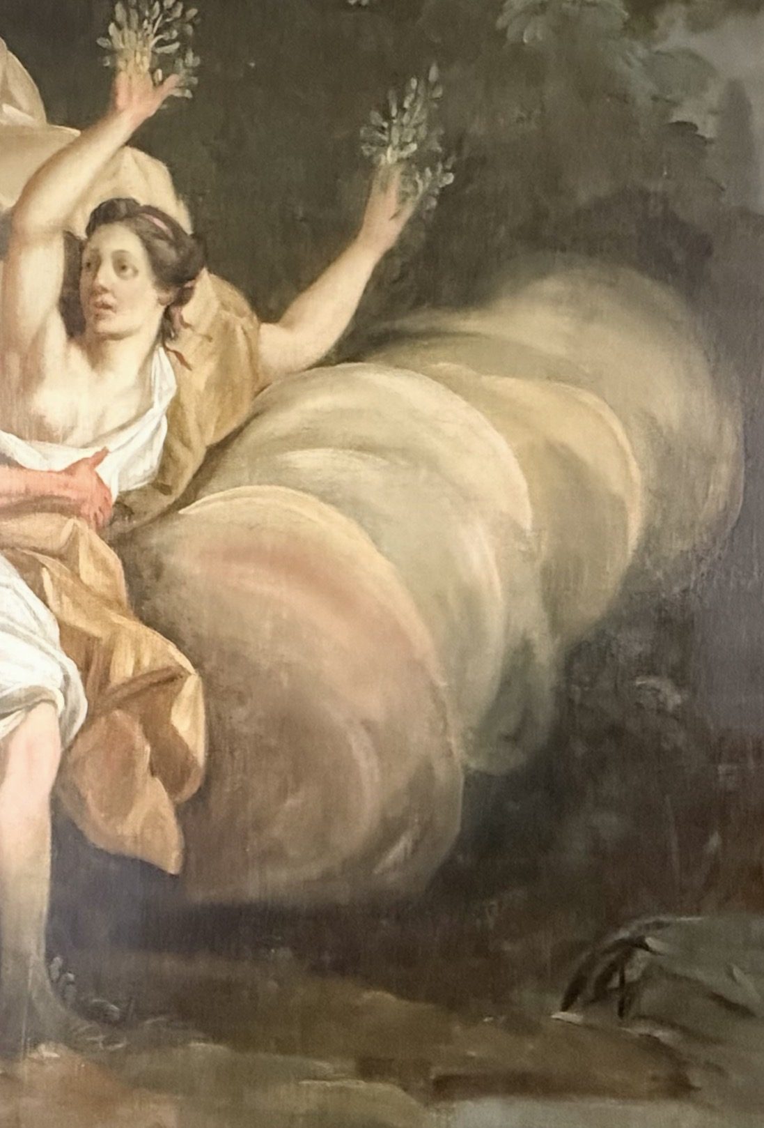 Le vent qui emporte le manteau